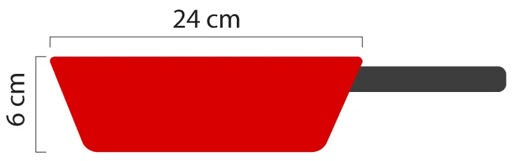 24 cm de diametro / 6 cm de altura
